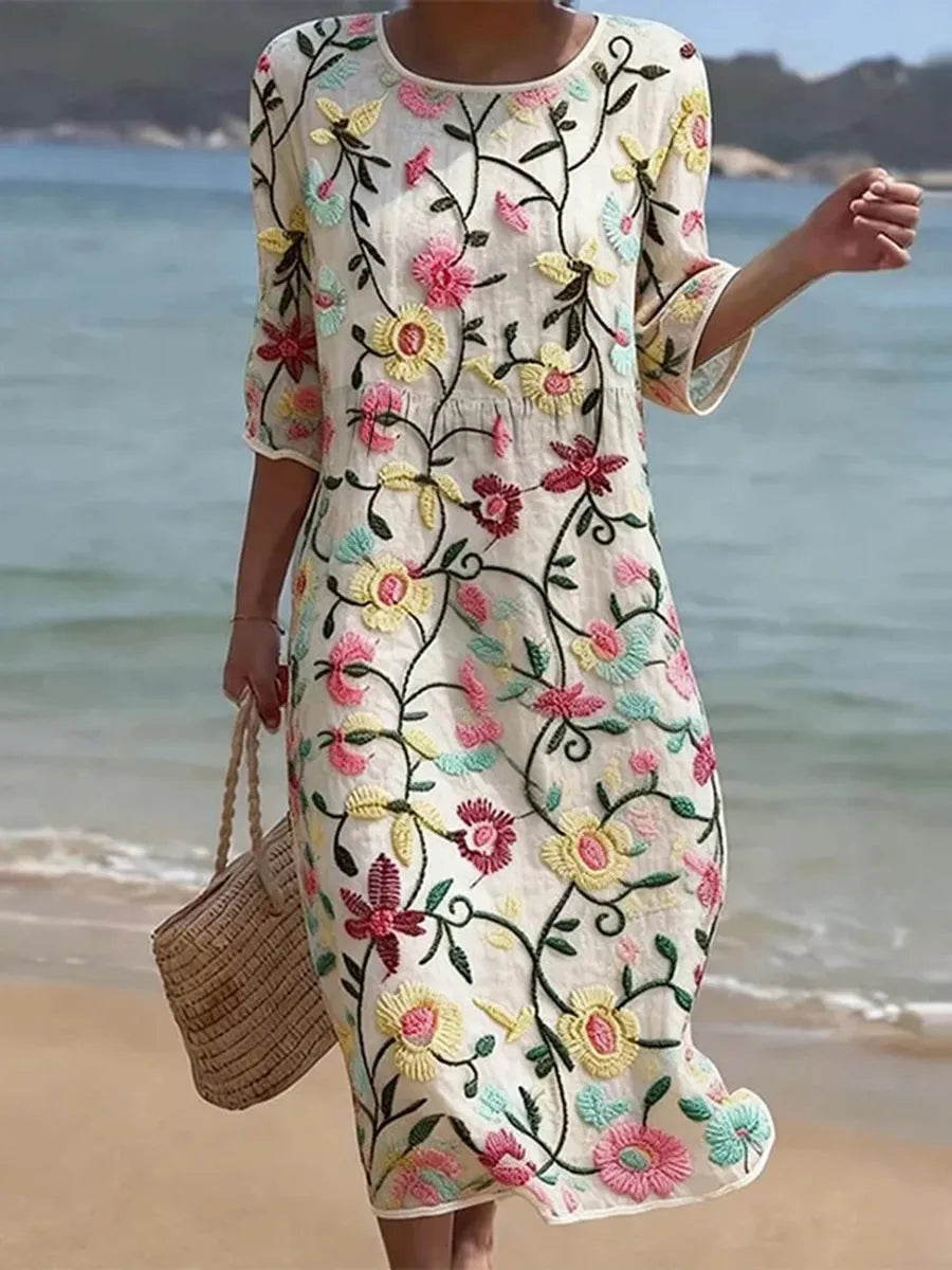 Miley | Elegant Floral Dress