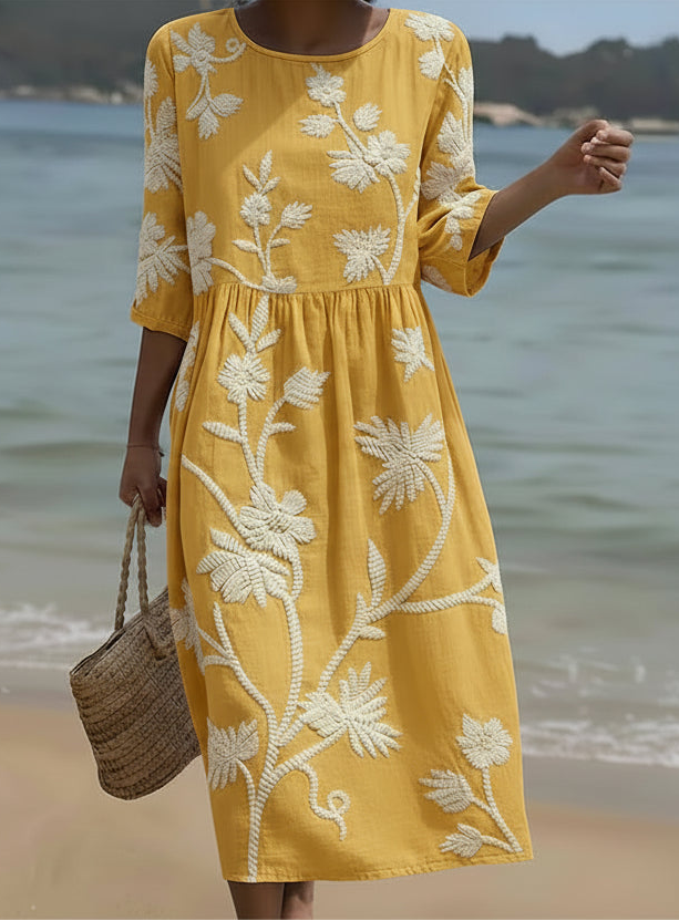 Saliha | Elegant Floral Dress