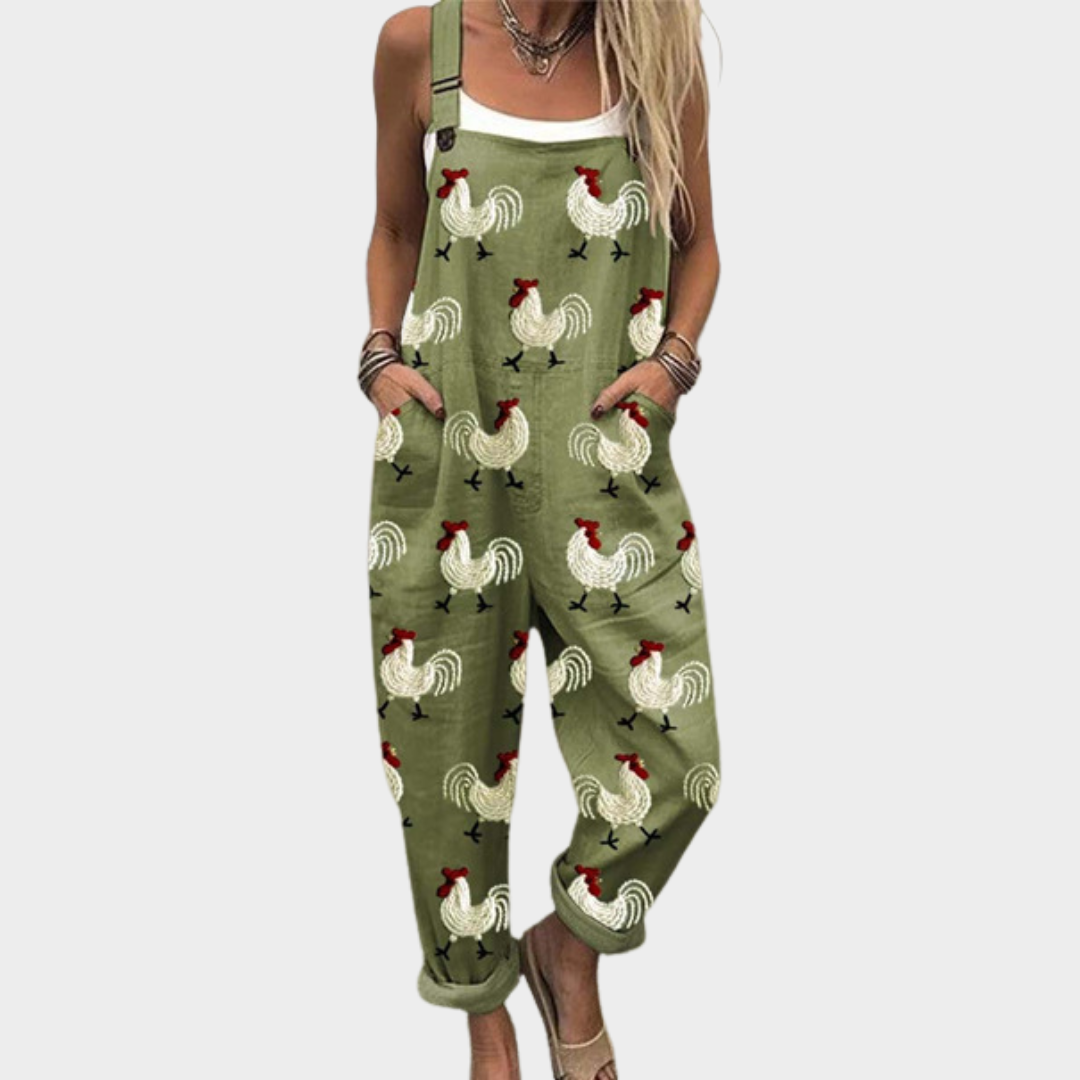 Lily | Emerald Garden Overalls