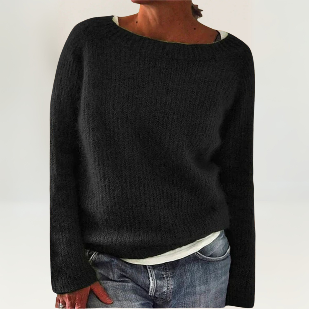 Larissa – Relaxed Knit Crew Neck Jumper