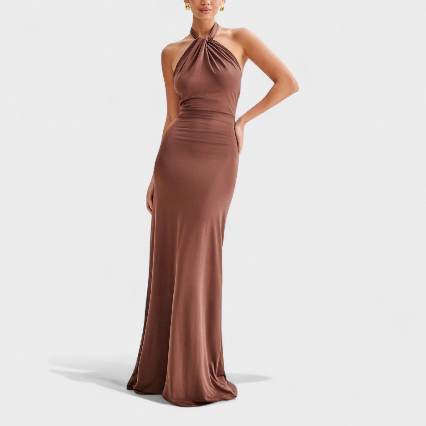 Berkley | Sleek Halter Maxi Dress