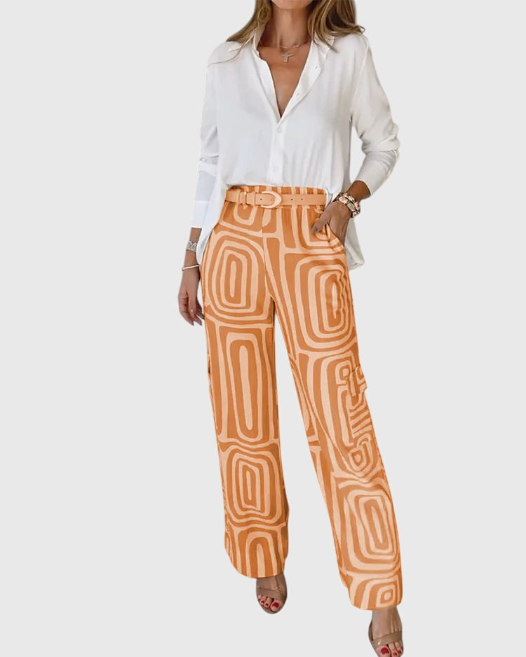 Averie | Stylish Pants + Free Blouse & Belt