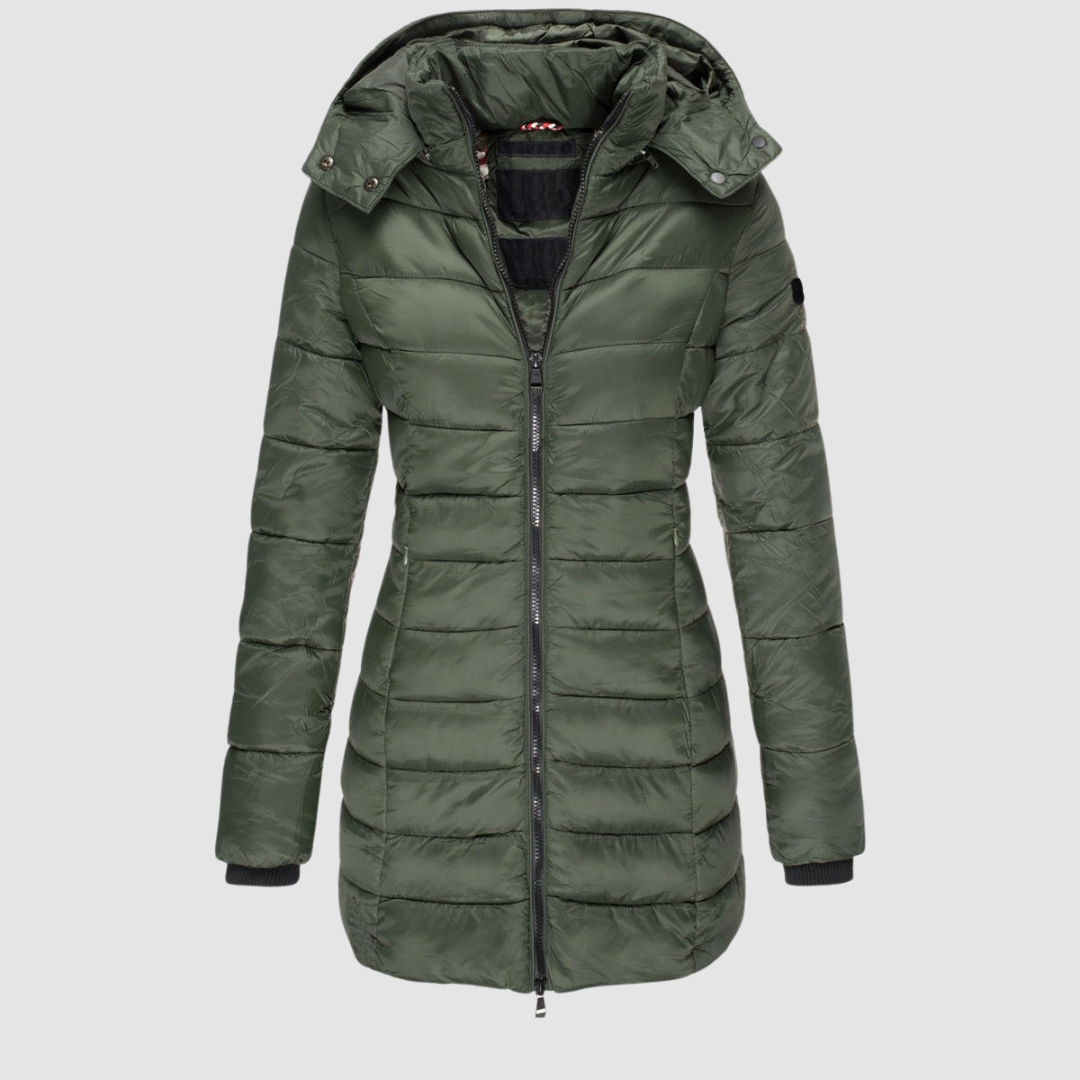 Jeanette – Elegant Quilted Puffer Coat