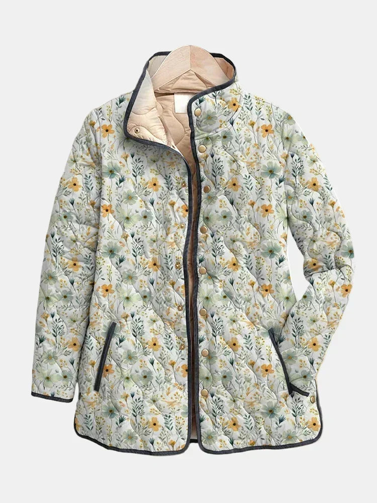 Lucille – Floral Quilted Jacket
