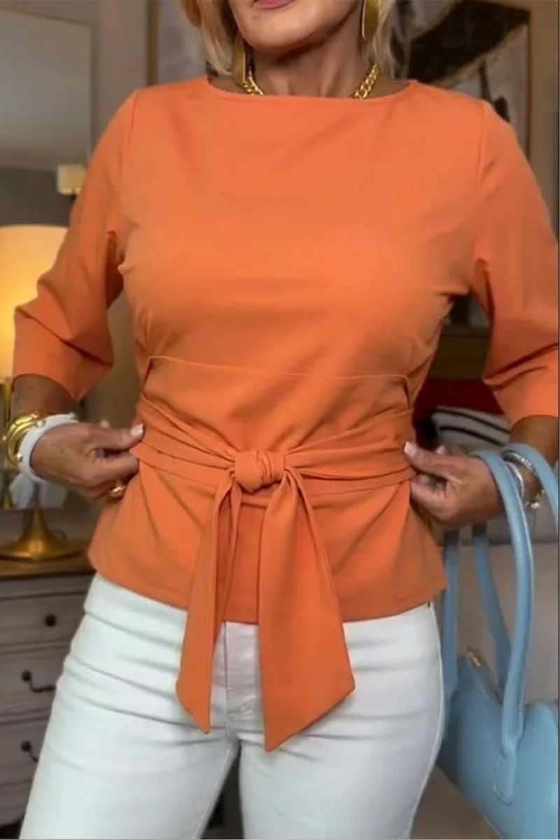 Joanne β Tie Waist Bow Detail Top