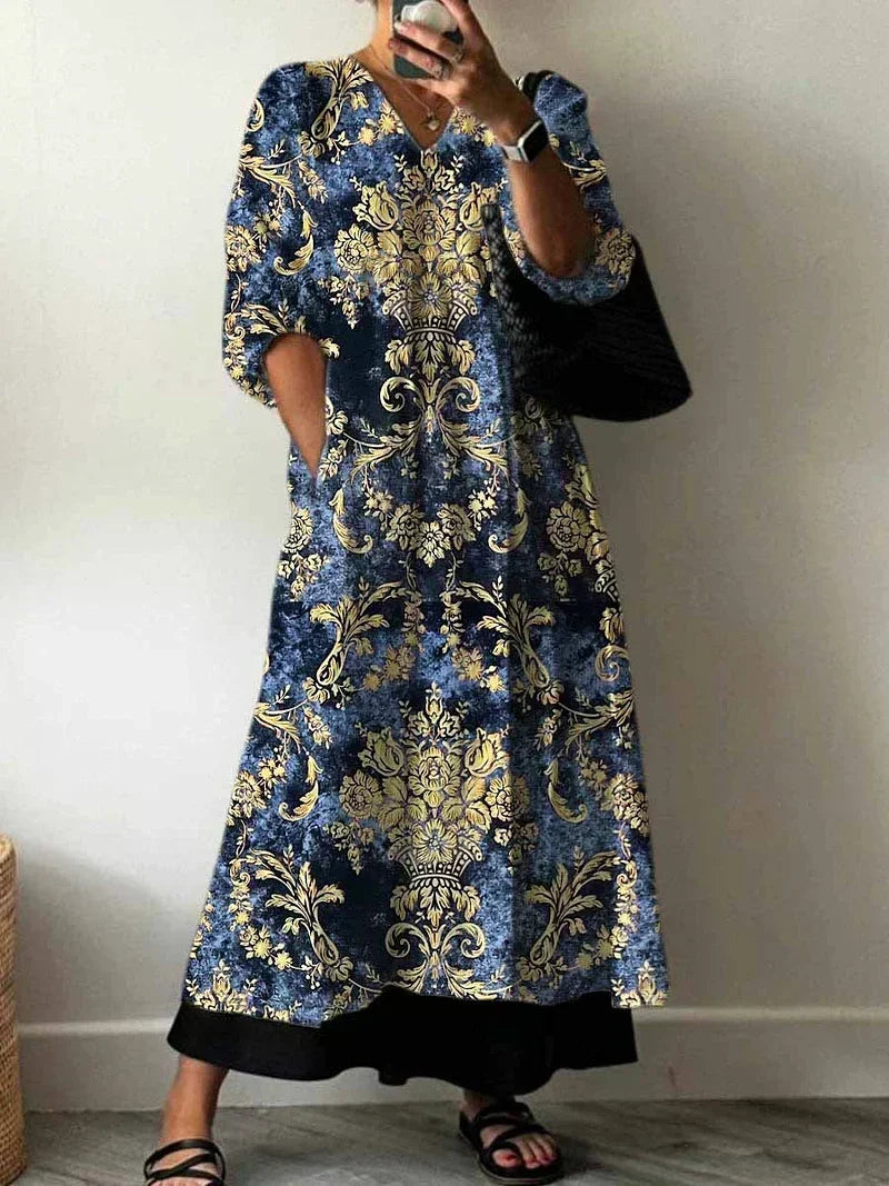 Rayven | Elegant Printed Dress Sarah