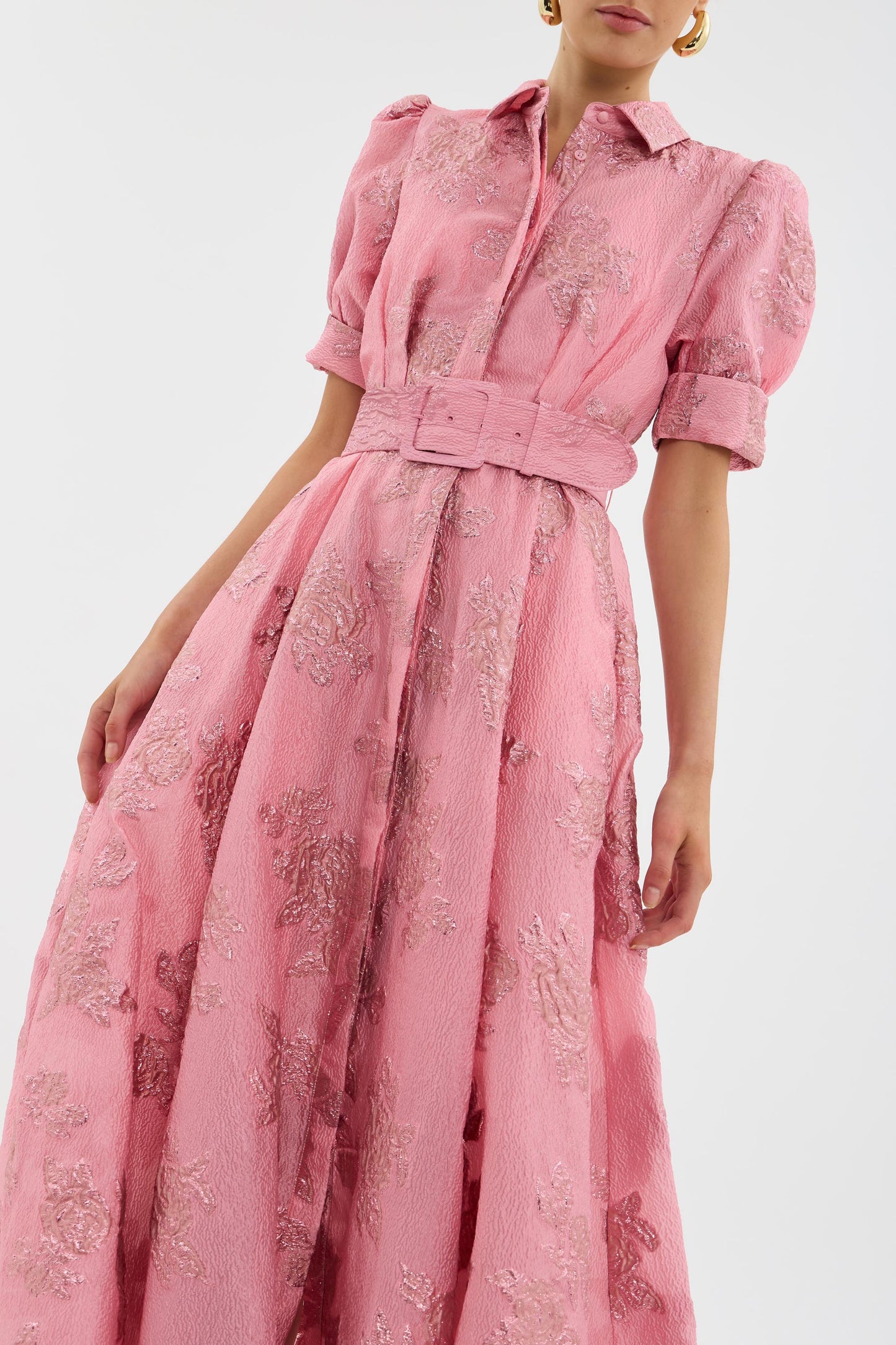 Arden | Dress with Short Puff Sleeves
