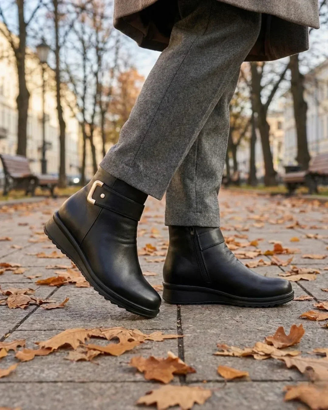 Juanita – Faux-Shearling Lined Ankle Boots