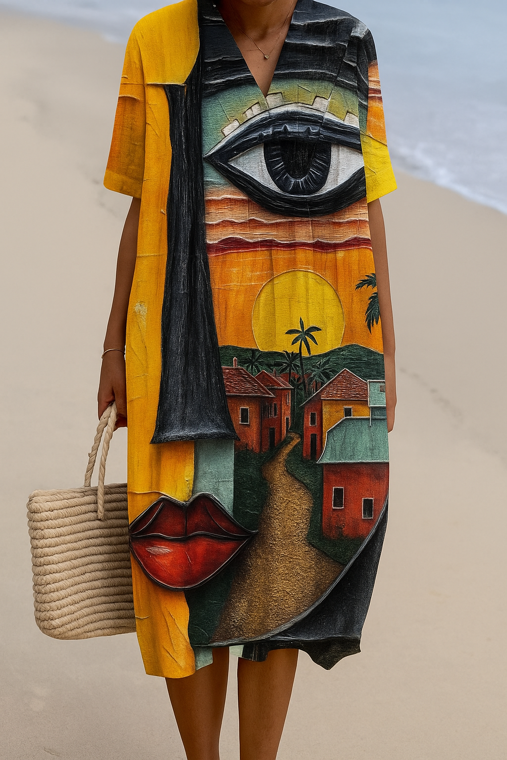 Sukey | Artist-Print Dress