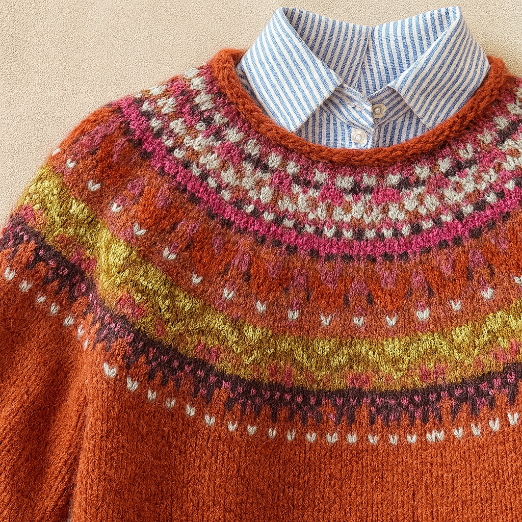 Yvonne – Fair Isle Knit Jumper