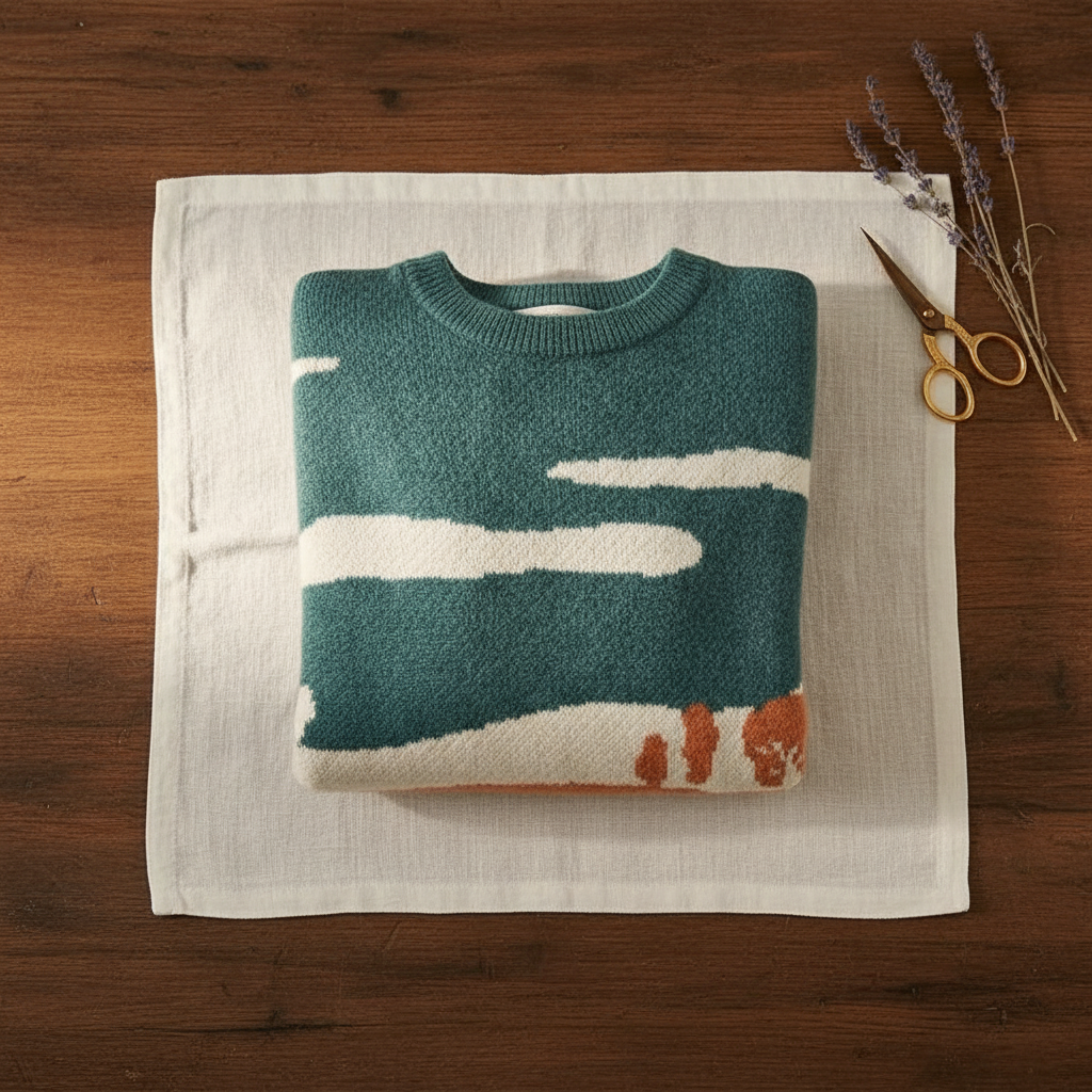 Deanna – Scenic Landscape Knit Jumper