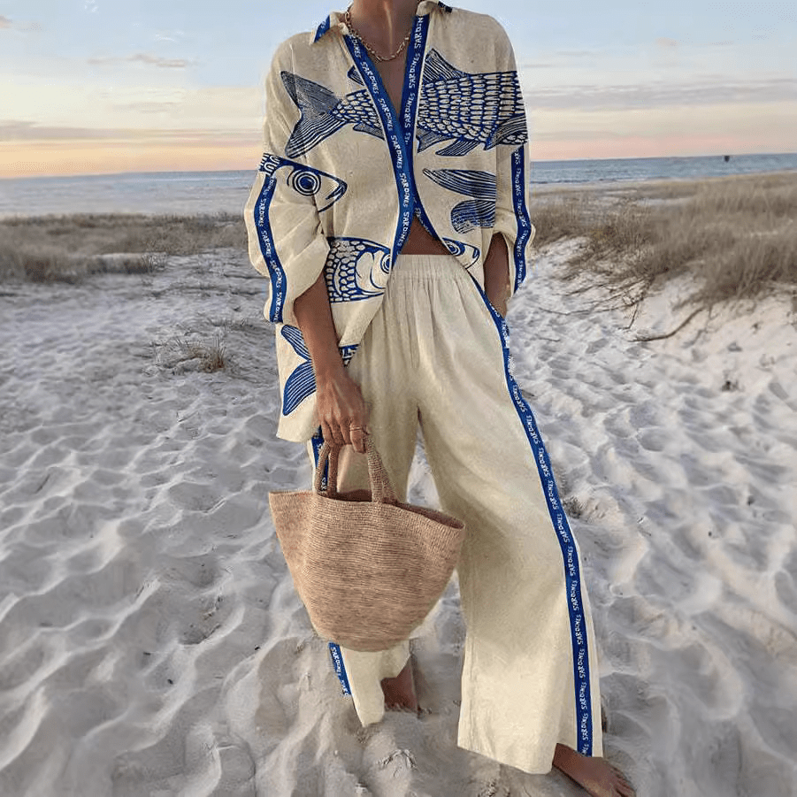 Kahlani | Linen-Look Set
