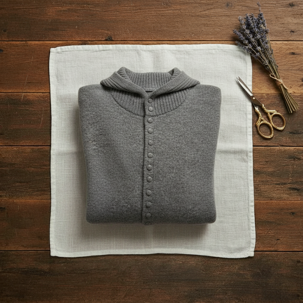 Katherine – Hooded Button-Front Knit Cardigan