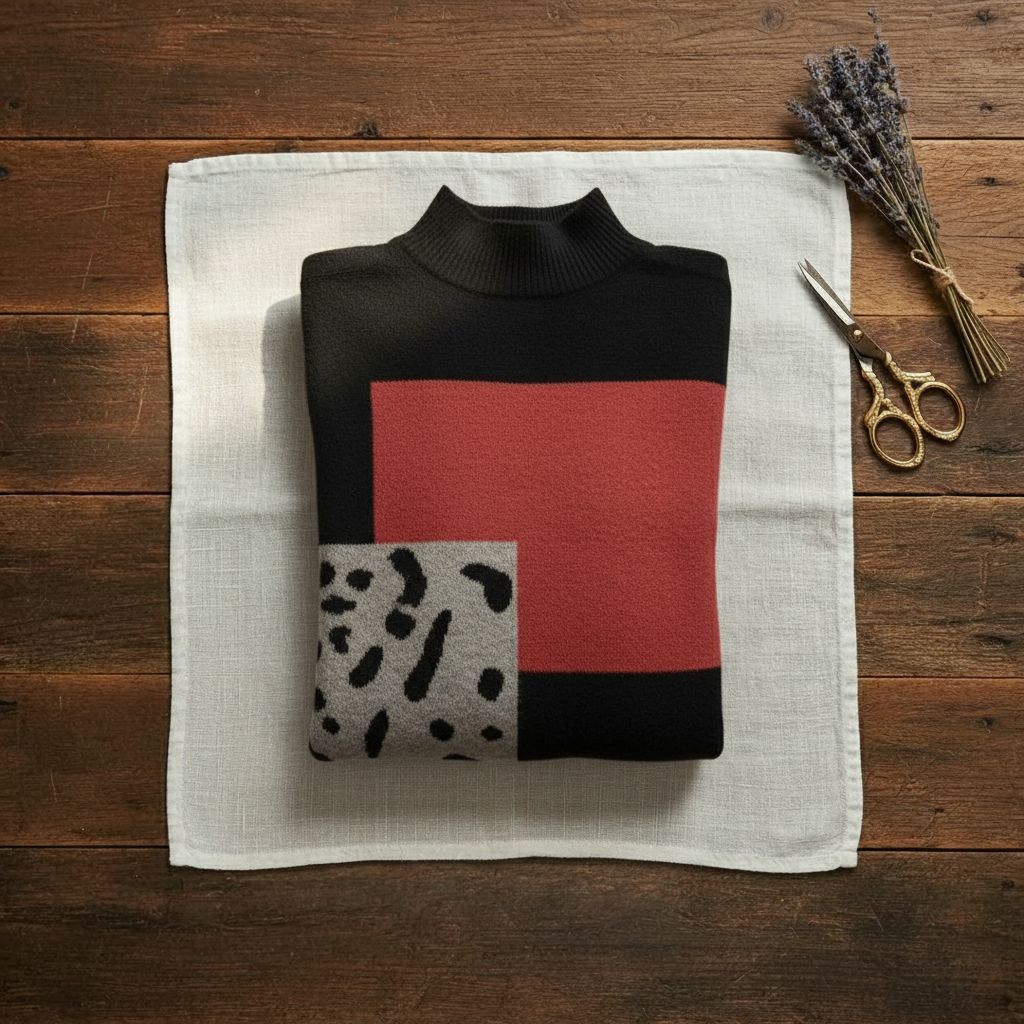 Lillian – Colour-Block Knit Jumper