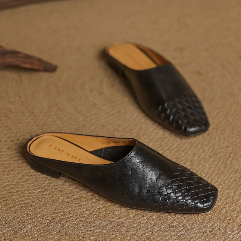 Donna | Smooth Slip-On Mules