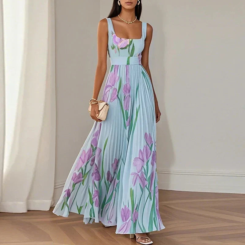 Piper | Floral a-Line Maxi Dress
