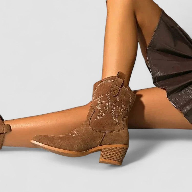 Sonia – Orthopaedic Western Ankle Boots