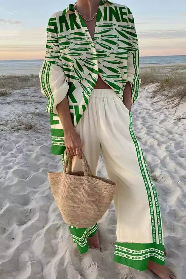 Sophia | Printed Loose-Fit Set