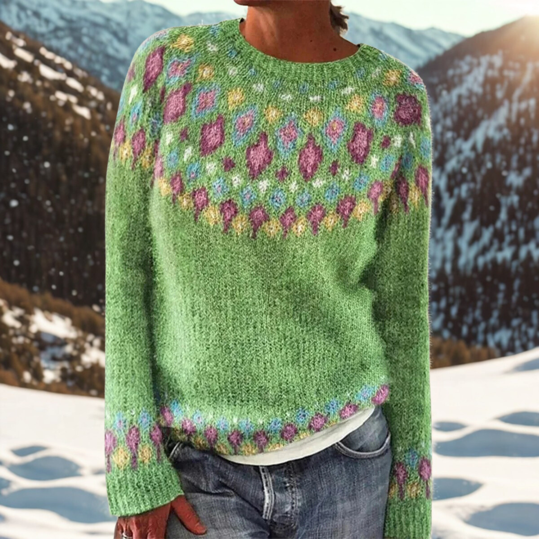 Priscilla – Fair Isle Knit Jumper