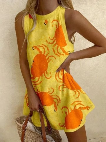 Shirin | Linen-Look Mini Dress