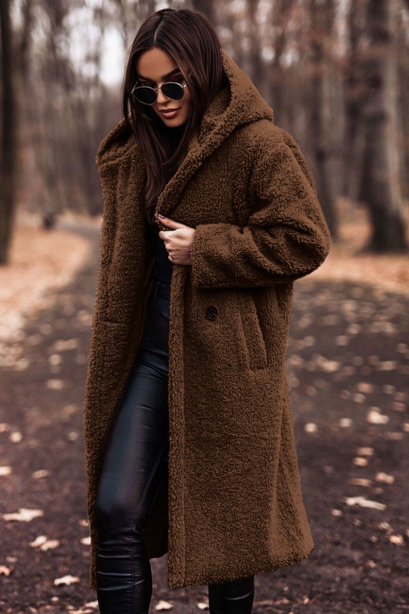 Rosemary – Oversized Teddy Fleece Coat