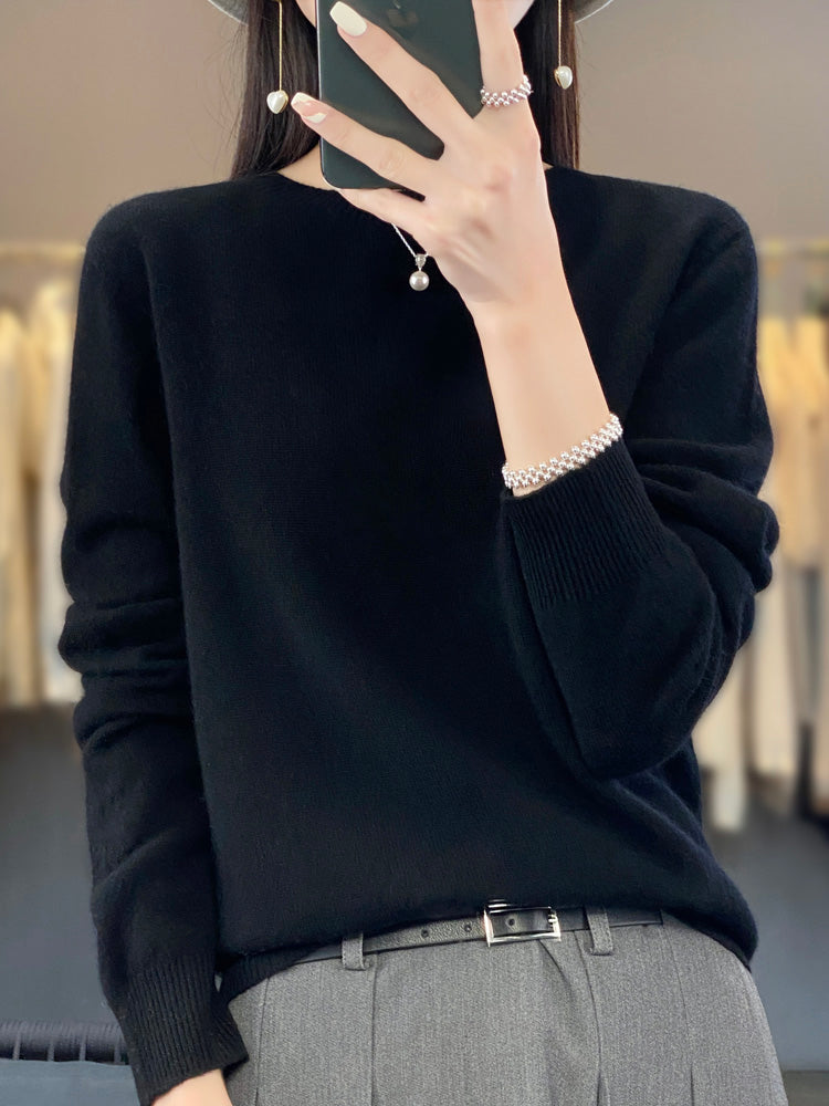 Leanne – Soft Knit Relaxed Crew Neck Jumper