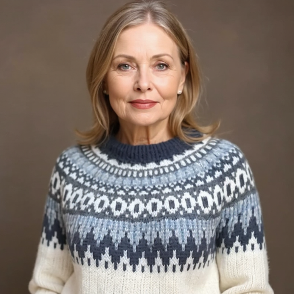Earlene – Fair Isle Knit Jumper