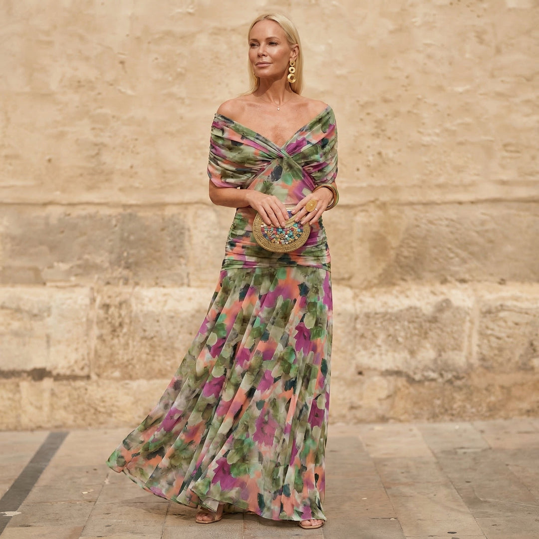 Shifra | Elegant Colourful Dress