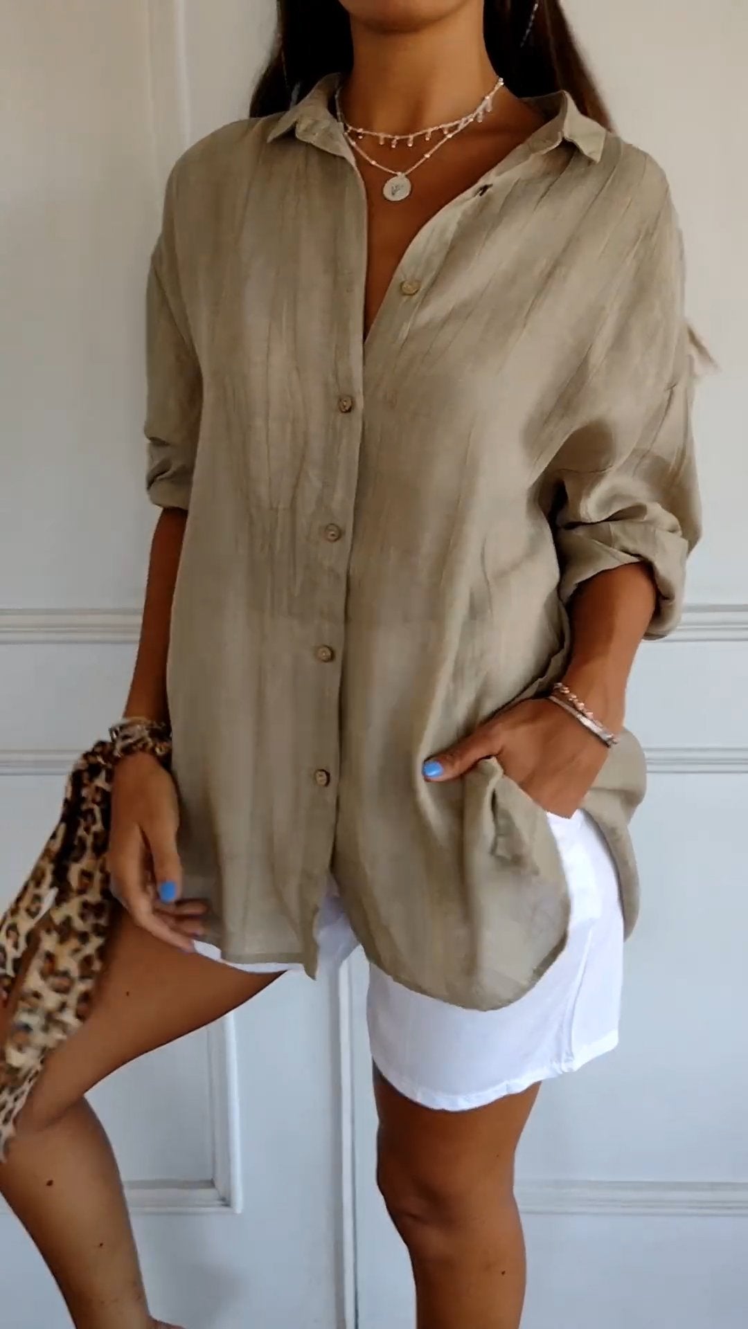 Olivia | Pleated Blouse