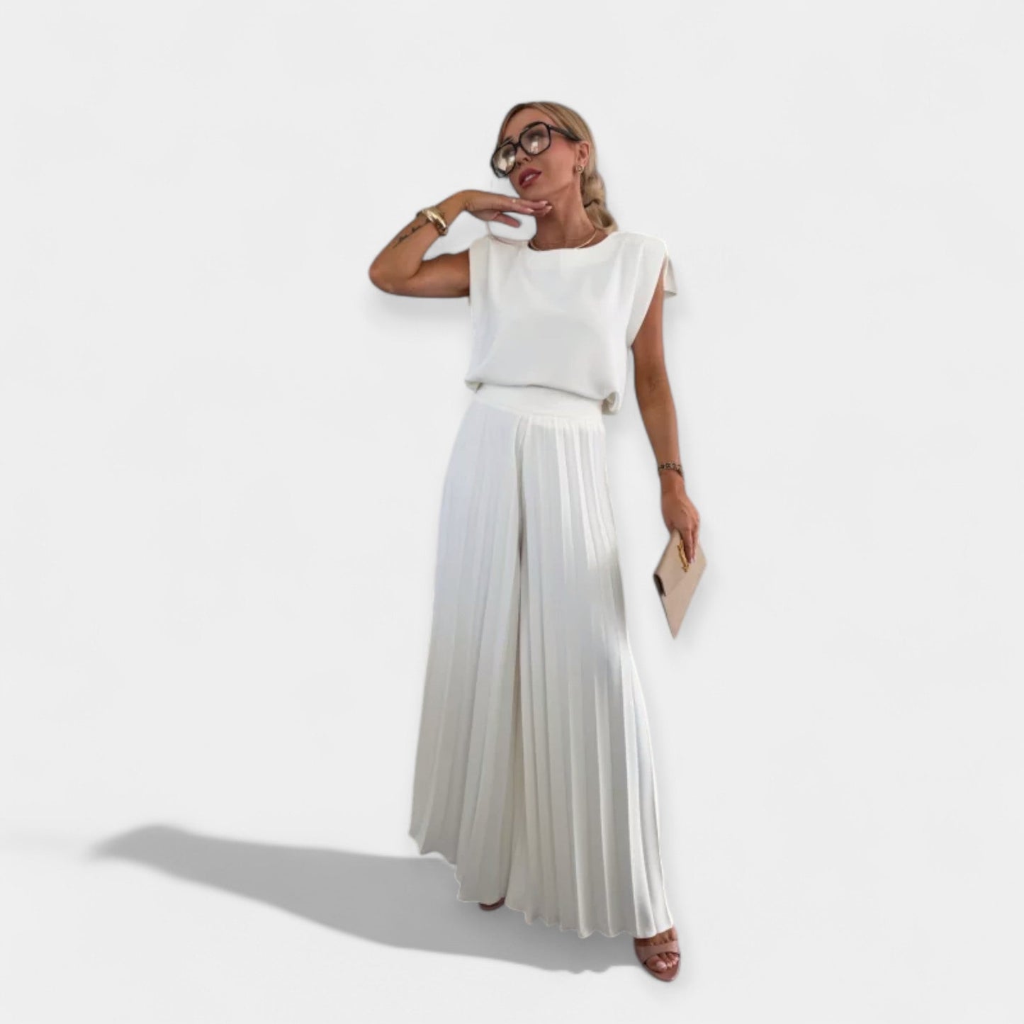 Jackie | Summer Outfit: Top and Pants Set
