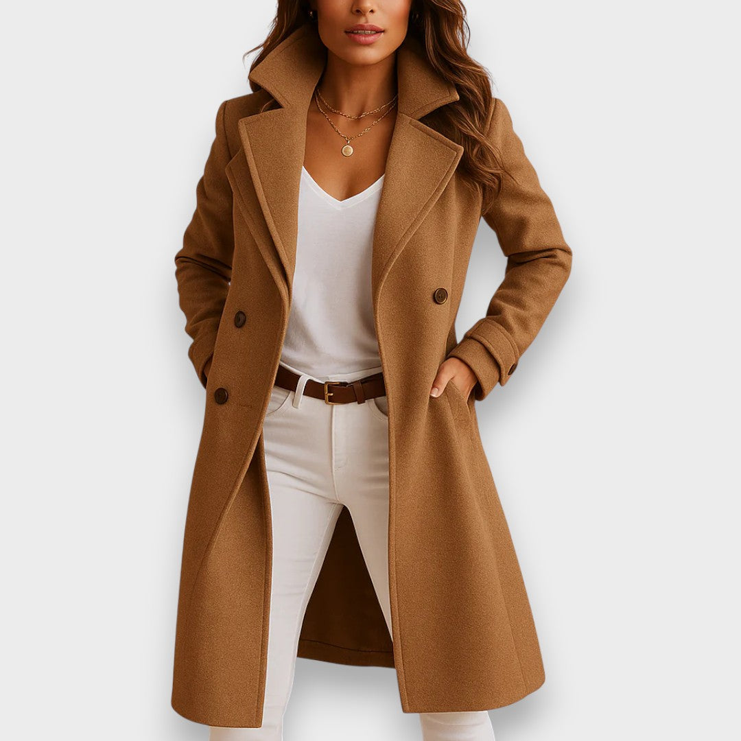 Gwendolyn – Classic Tailored Long Coat