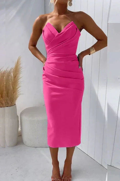 Marion | Backless Midi Dress