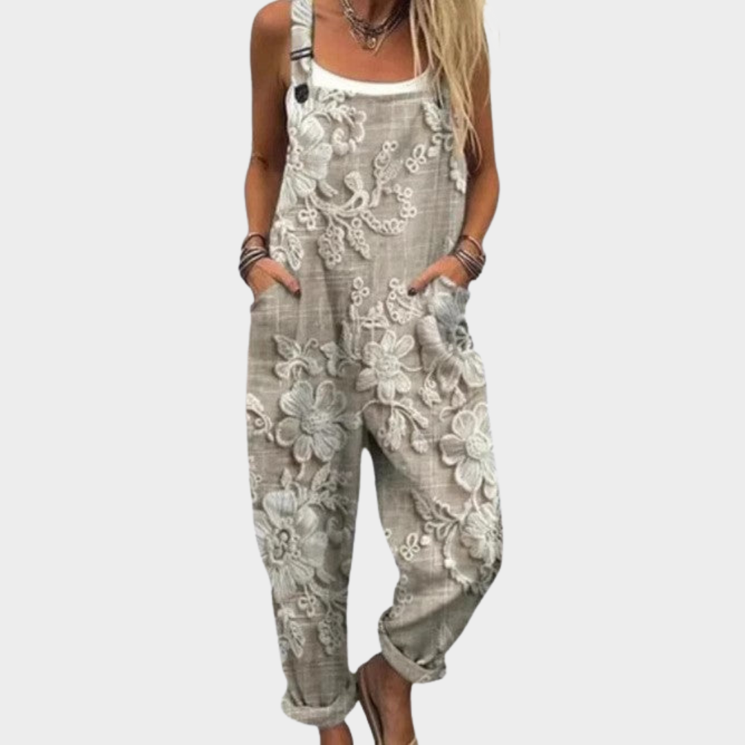 Mia | Charcoal Grey Overalls