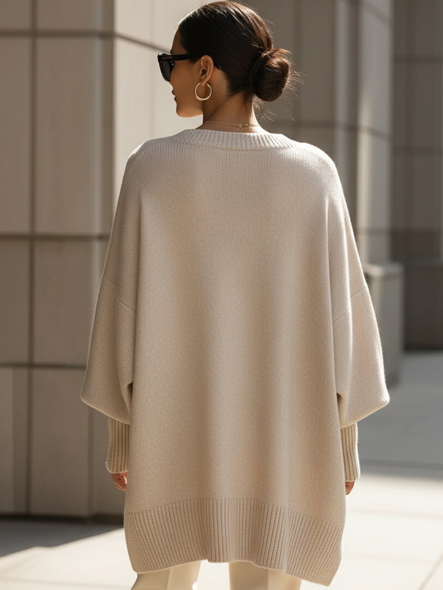 Paisley | Oversized Poncho Jumper
