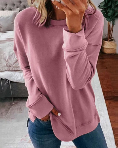 Janet – Relaxed Crew Neck Sweatshirt