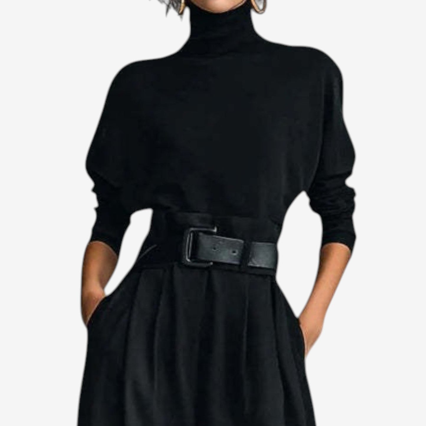 Tammy – Turtleneck Wide Leg Jumpsuit