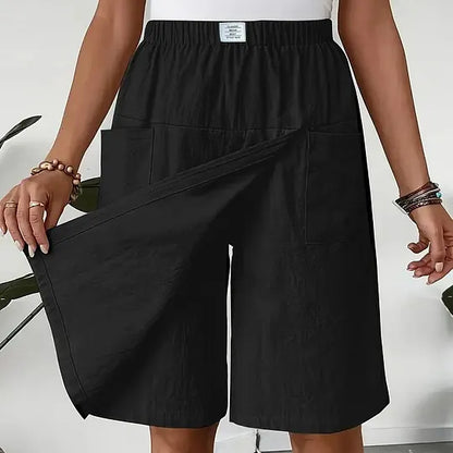 Clarissa – Relaxed Wide Leg Casual Shorts