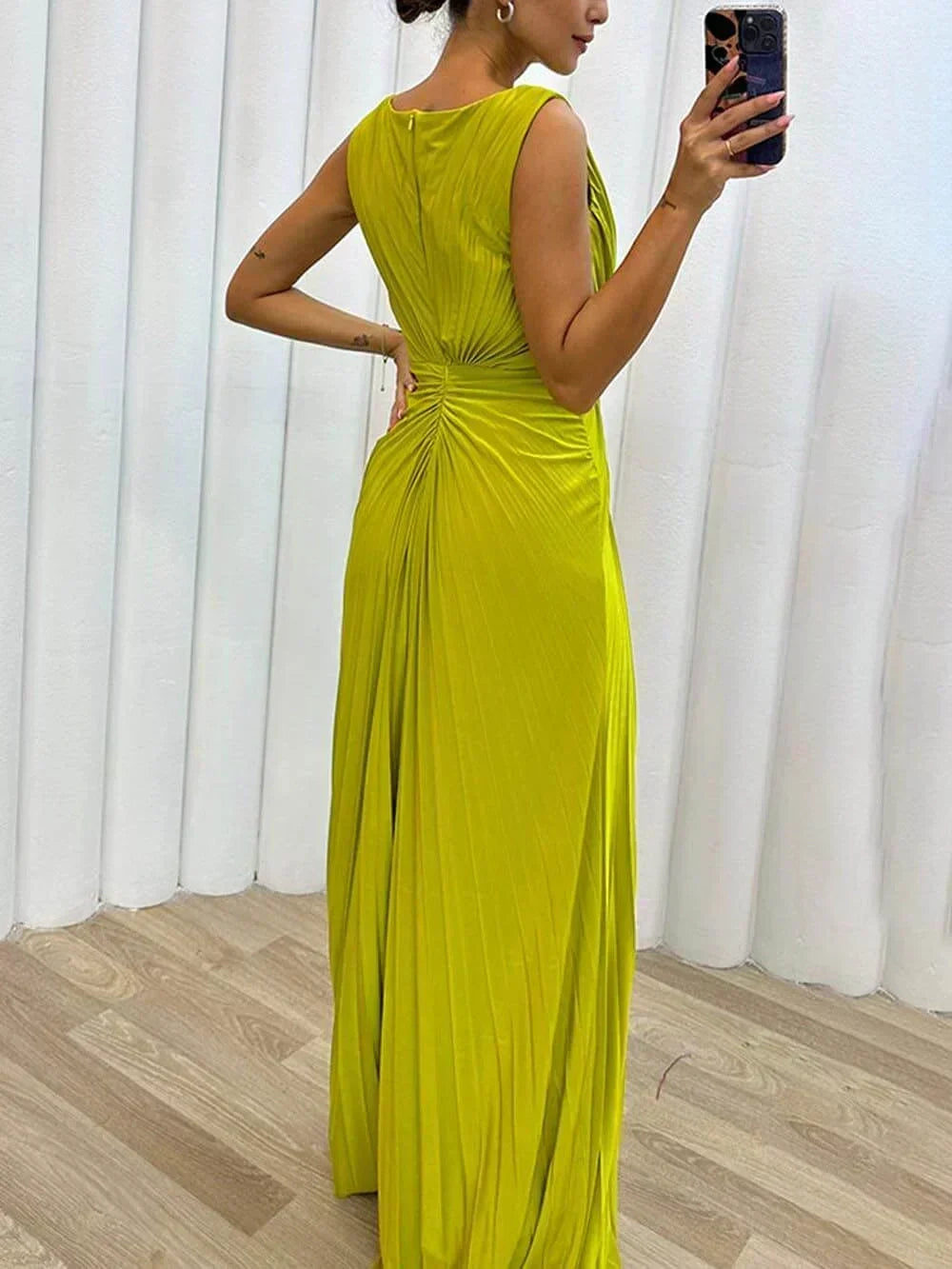 Karlee | Elegant High Collar Dress