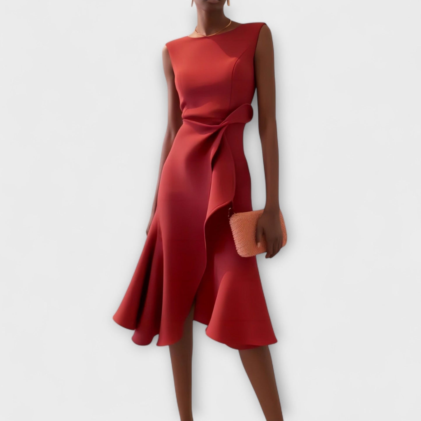 Romilly | Draped Asymmetric Midi