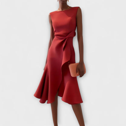 Romilly | Draped Asymmetric Midi