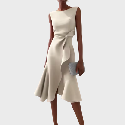 Romilly | Draped Asymmetric Midi
