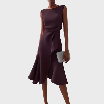 Romilly | Draped Asymmetric Midi