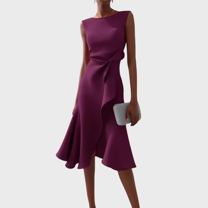 Romilly | Draped Asymmetric Midi
