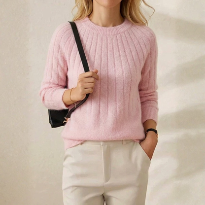 Luella – Ribbed Knit Crewneck Jumper