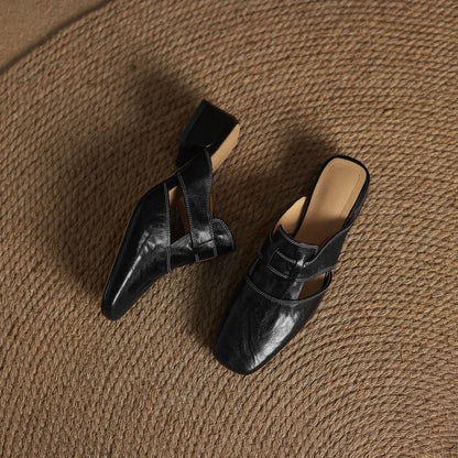Alayna | Smooth Slip-On Mules