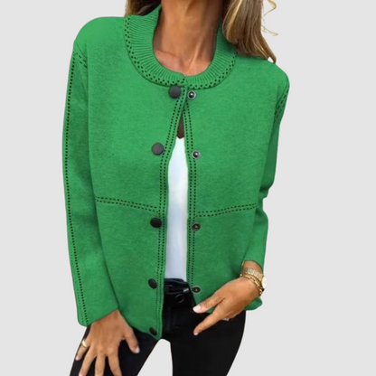 Rita – Button-Front Knit Cardigan