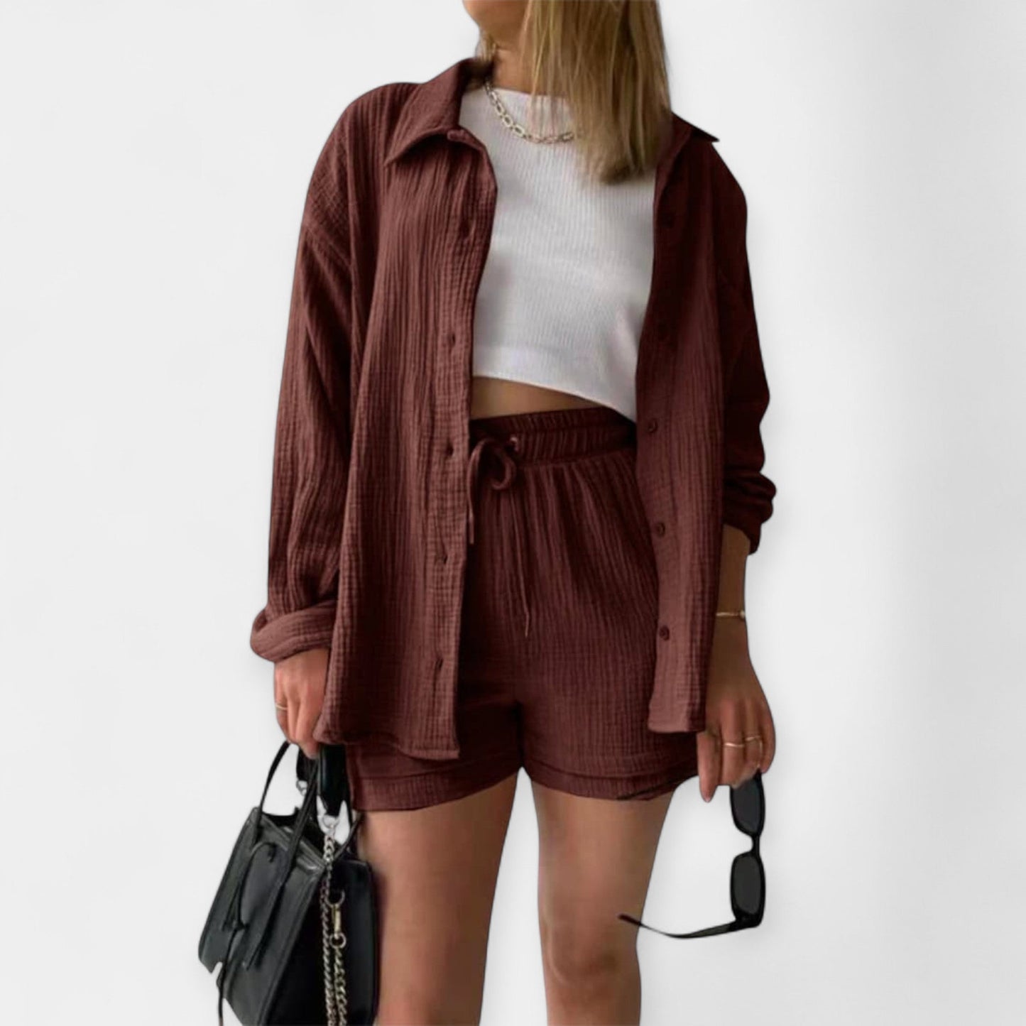 Promise | Colour Summer Outfit - Top and Shorts