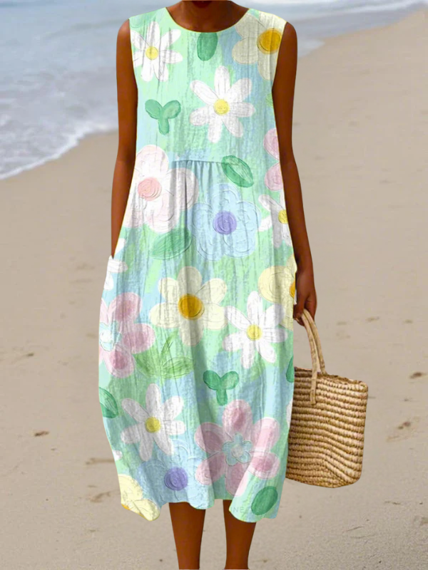 Tinsley | Pastel Blossom Midi Dress