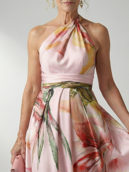 Amelia | Light Floral Maxi Dress