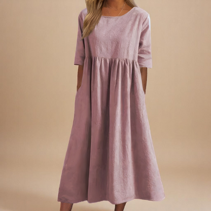 Emily | Classic Mid Sleeve Dress